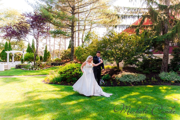 Summer Garden Ceremony Andover Country Club Wedding Ashley Mike