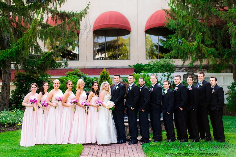 Summer Garden Ceremony Andover Country Club Wedding Ashley Mike