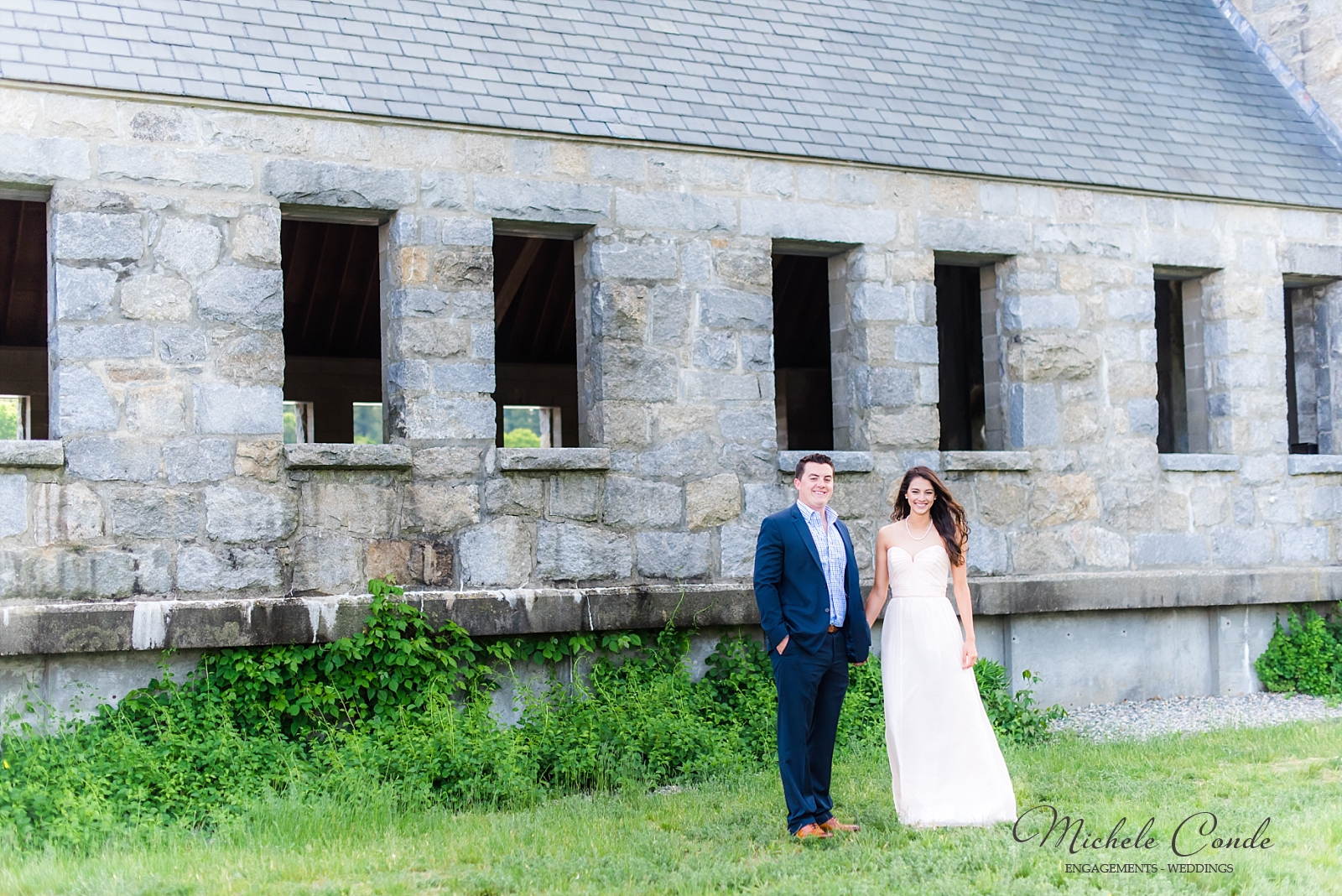 Old Stone Church West Boylston MA Engagement Session Massachusetts