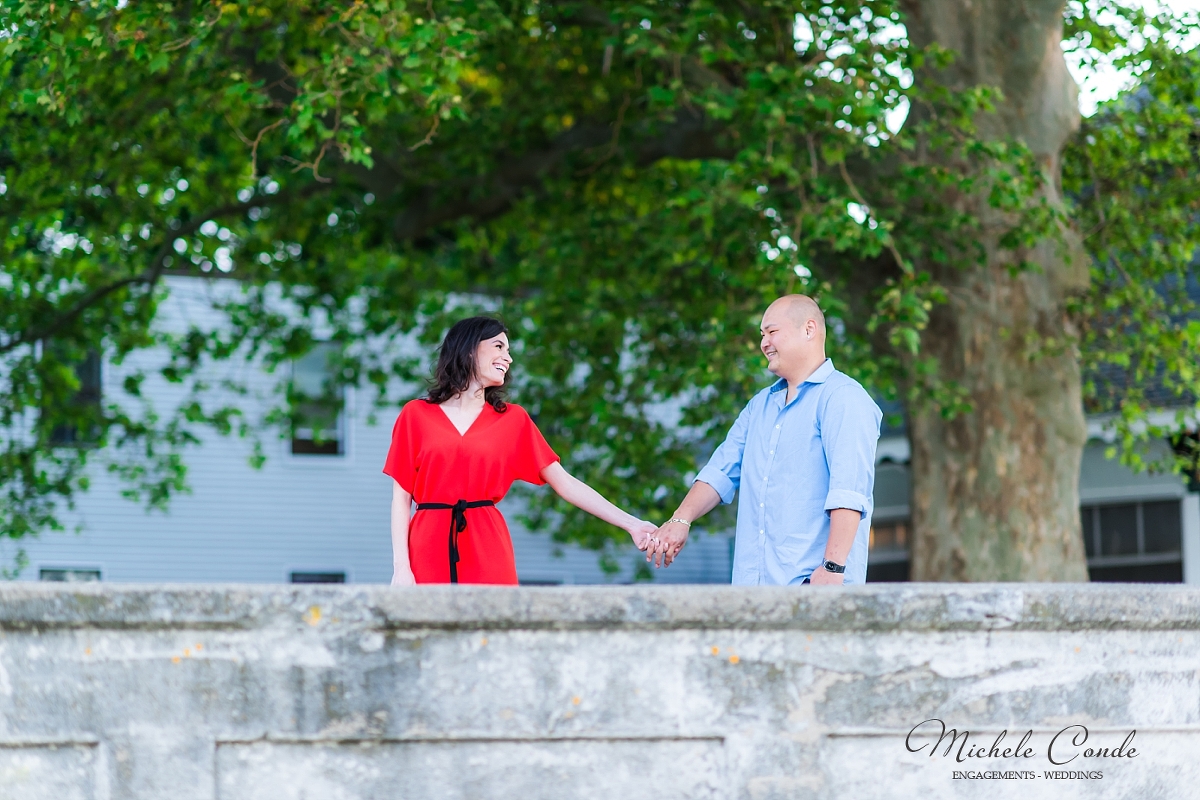 Ropes Mansion Gardens and Salem Willows Salem MA Engagement